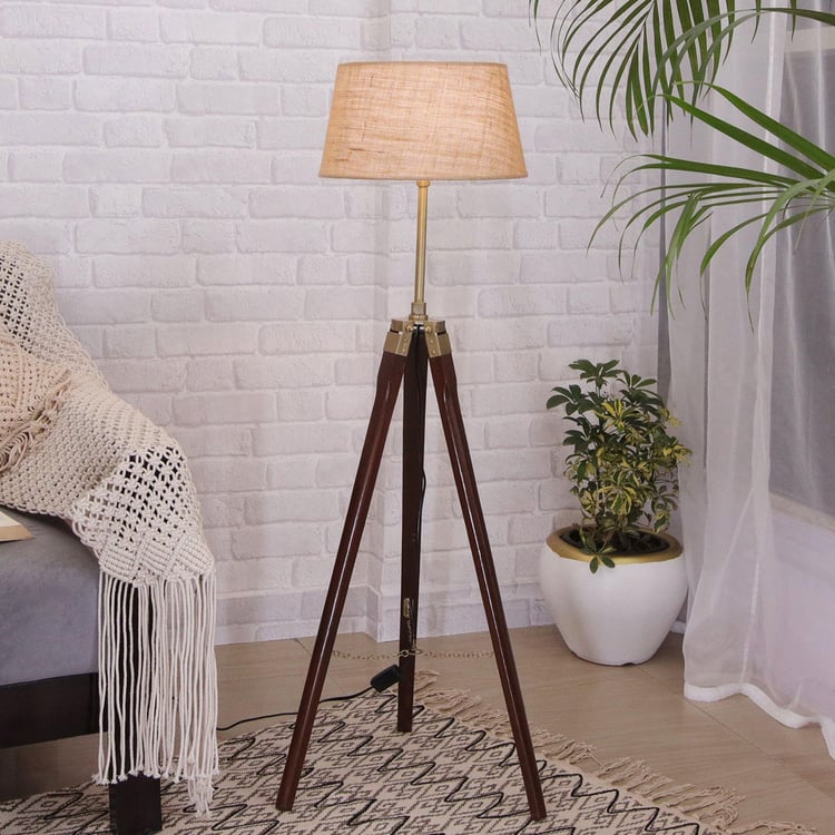 Modern Wooden Floor Lamp